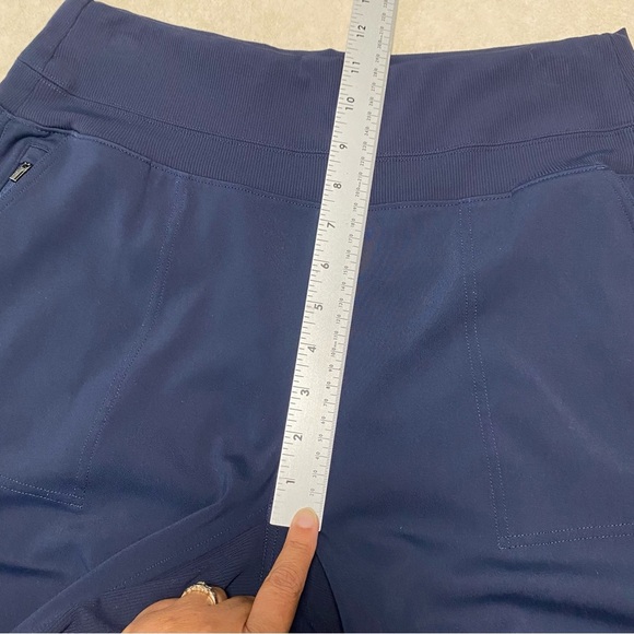Athleta Joggers Women’s Size Large Blue Navy Athleisure Jogger pants - Picture 14 of 15